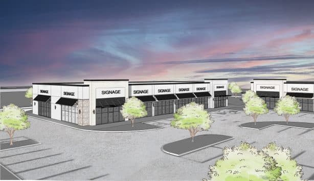 Rendering of Shops at Trinity Falls in McKinney, TX