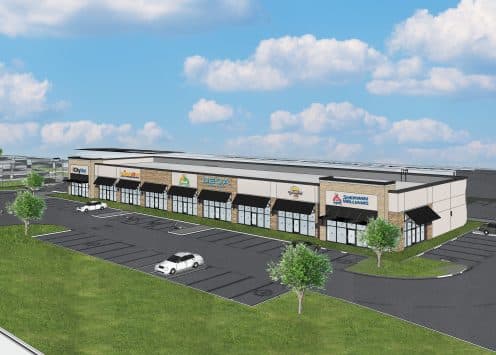 Rendering for Shops at Cypress Bend in Princeton, TX